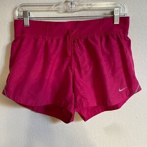 Nike pink Tempo drifit running shorts